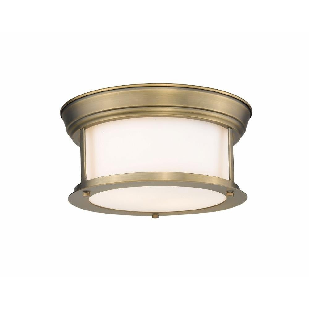 Woodcroft Gardens 2 Light 11 Inch Wide Flush Mount by Bailey Street Home - 372-BEL-1002068
