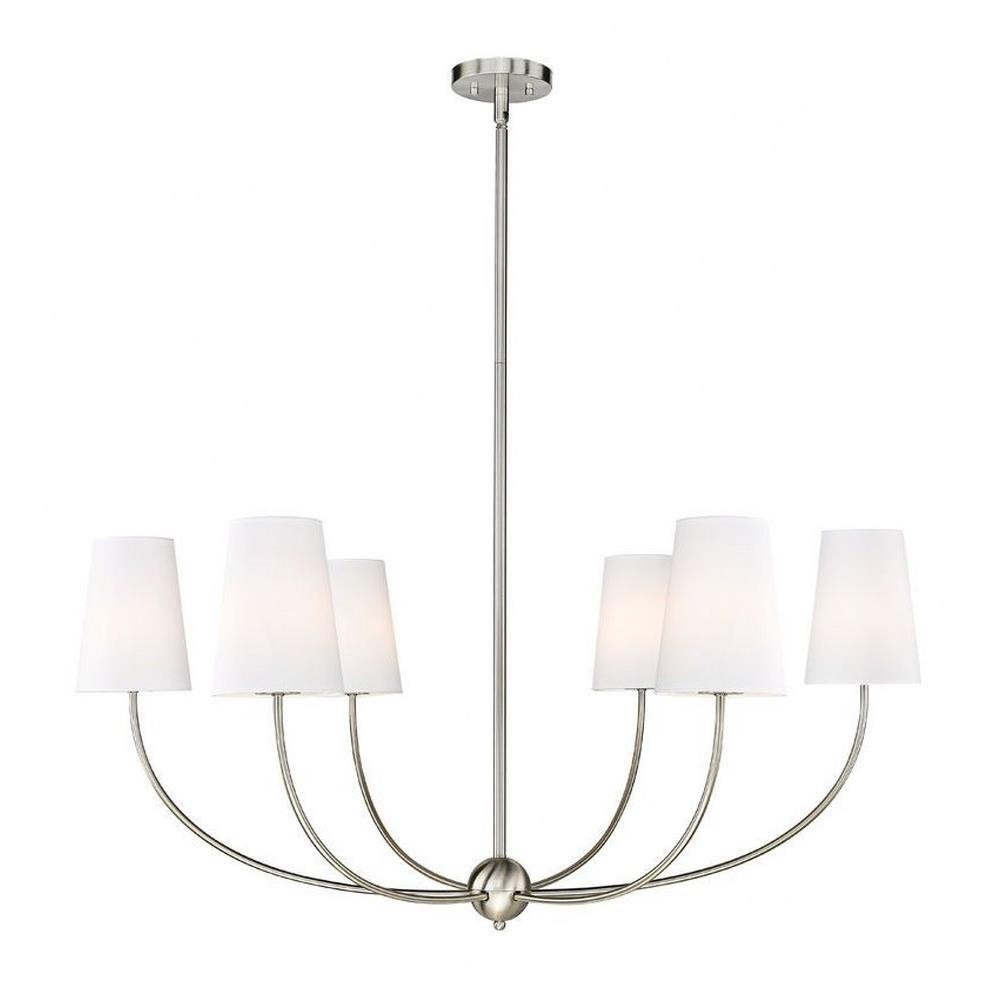 Old Rectory Cloisters 6 Light Chandelier 19.25 x 42 Inches Wide by BSH - 372-BEL-1298316