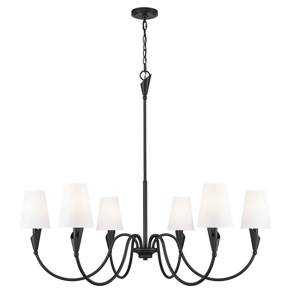 Evans Court 6 Light Chandelier 39 Inch Tall and 46 Inch Wide by BSH - 372-BEL-1374856