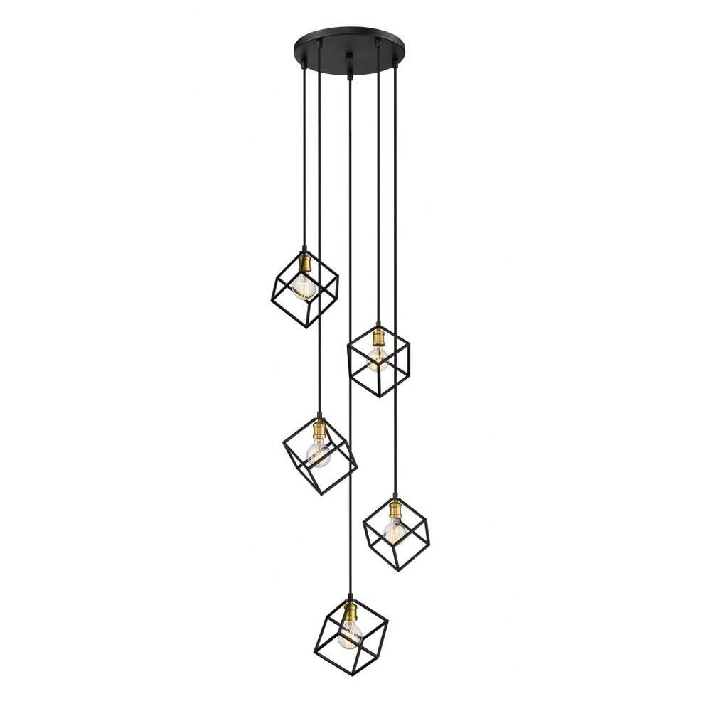 Crofton Fold 5 Light Large Pendant by Bailey Street Home - 372-BEL-937968
