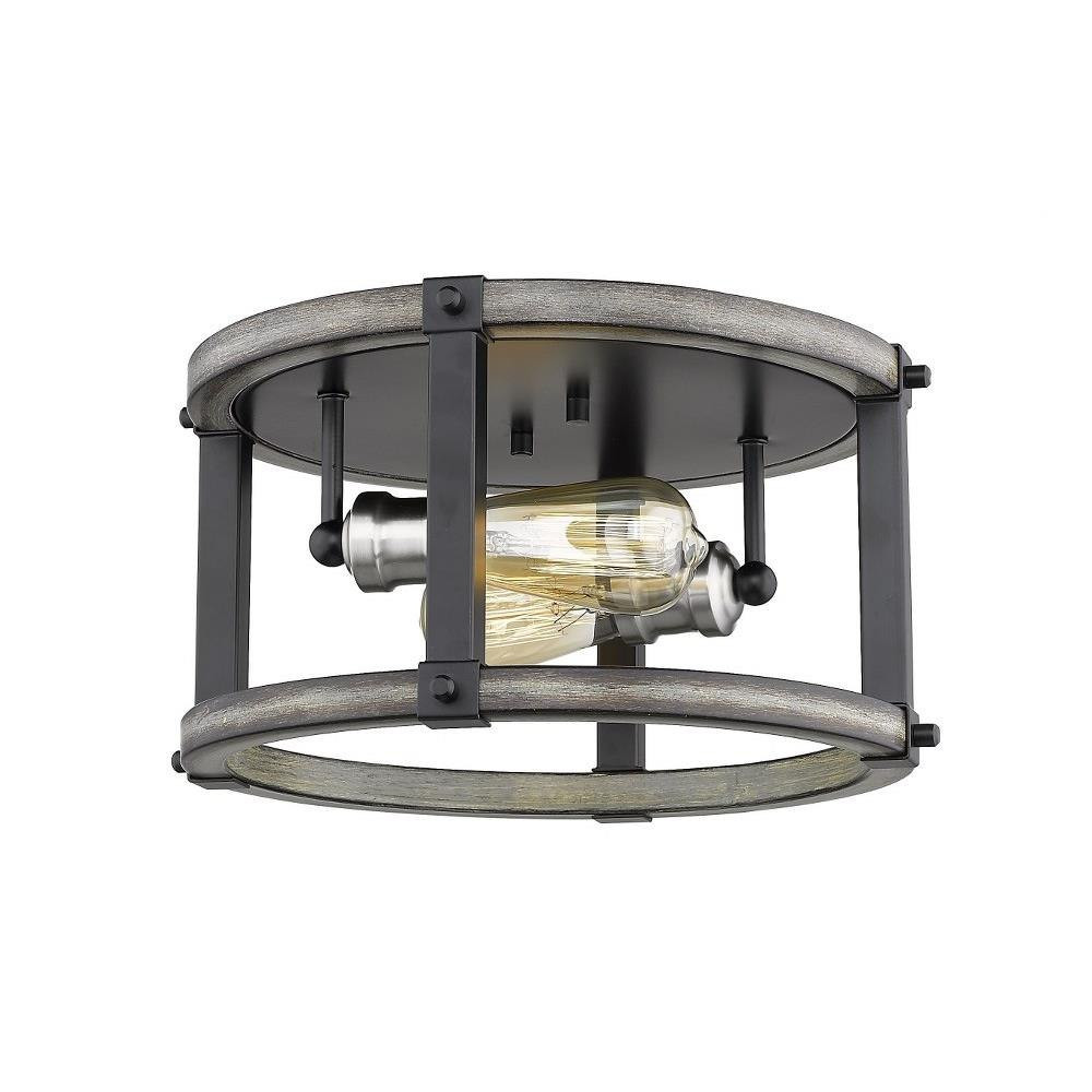 Dingle Loan 2 Light 12.75 Inch Wide Flush Mount by Bailey Street Home - 372-BEL-856840