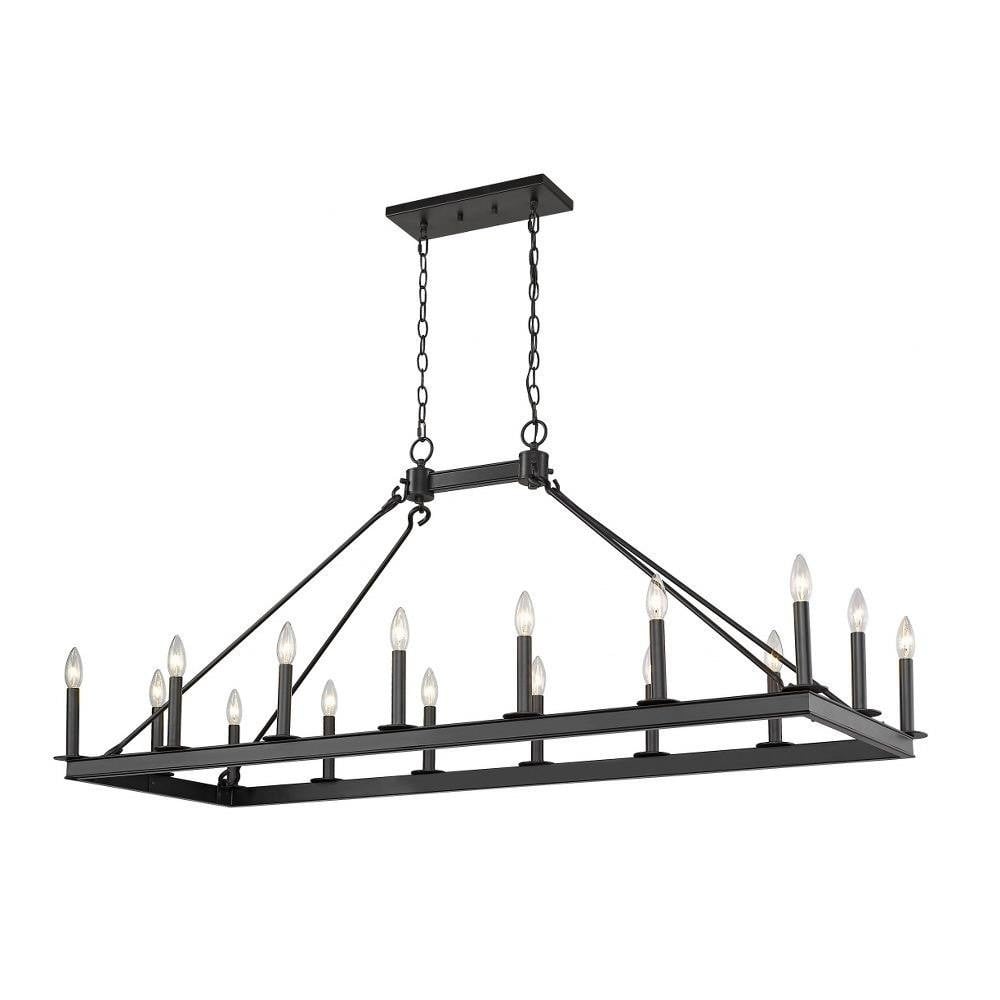 Woodrow Way 16 Light Large Linear Island Pendant by Bailey Street Home - 372-BEL-937835
