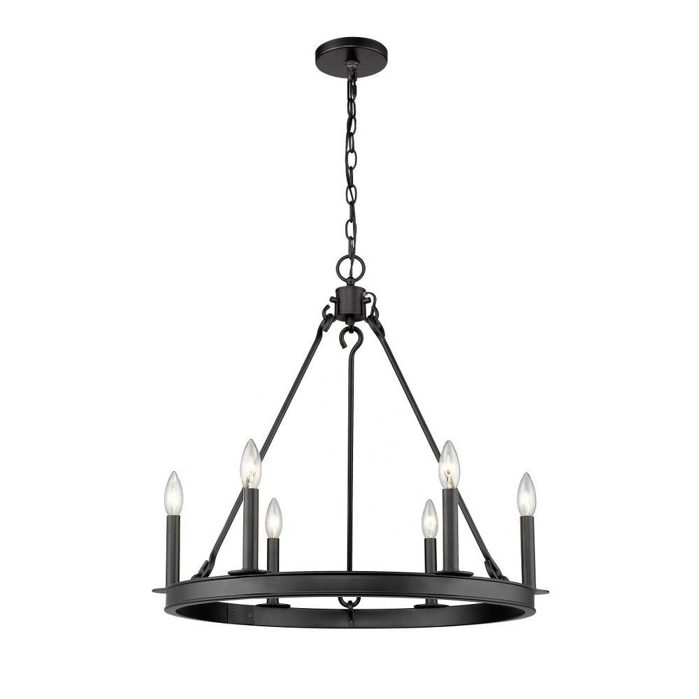 Woodrow Way 6 Light Medium Linear Chandelier by Bailey Street Home - 372-BEL-937838