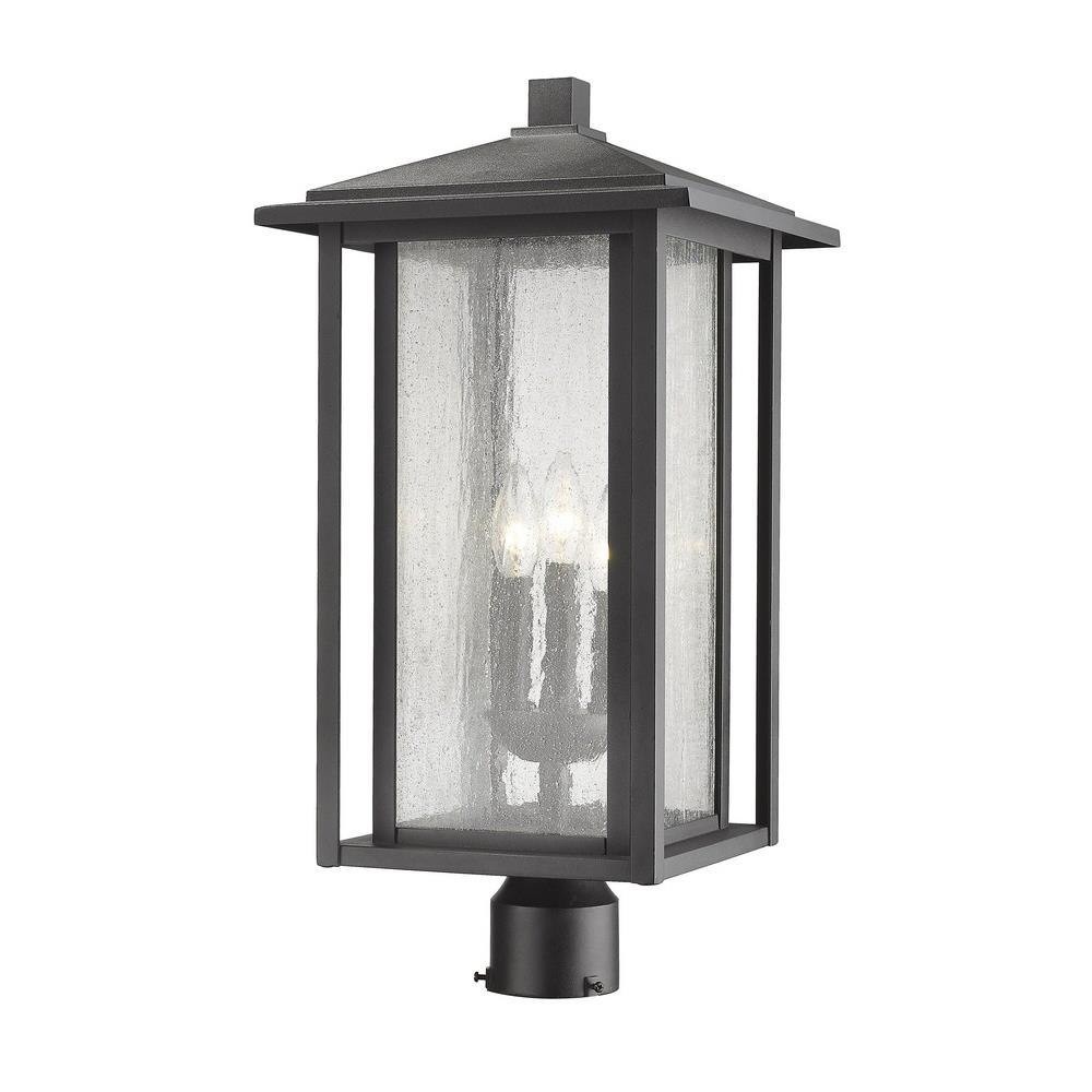 Temple Chase 3 Light Outdoor Post Mount Lantern 11 x 22.44 Inches by BSH - 372-BEL-1222879
