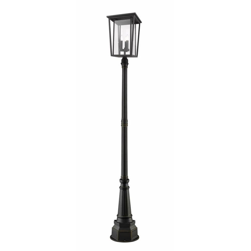 Ashton Woodlands 3 Light Outdoor Post Mount 14.25 x 105.5 Inches by BSH - 372-BEL-856885