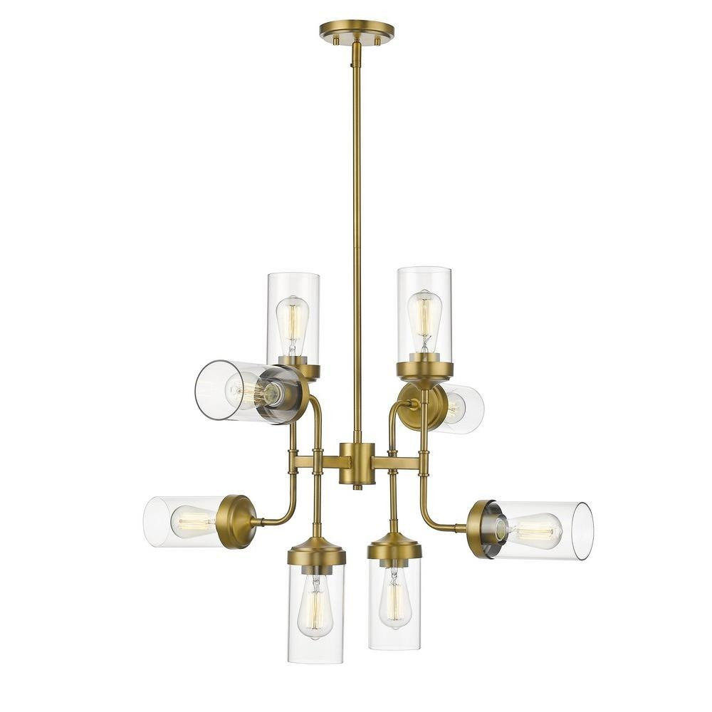 Ash Acres Eight Light Oversized Pendant by Bailey Street Home - 372-BEL-689159