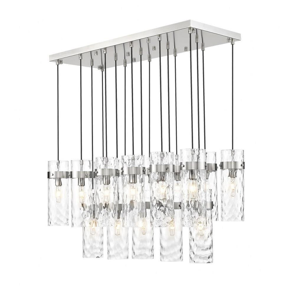 Robinson Down 17Light Linear Chandelier 15 Inch Tall X 20.25 Inch Wide by BSH - 372-BEL-1365429