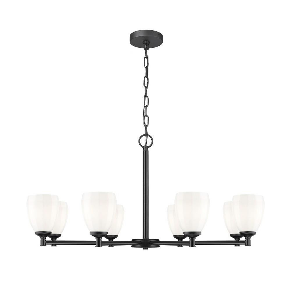 Wessex Top 8 Light Chandelier 19.25 Inch Tall and 42 Inch Wide by BSH - 372-BEL-1374901