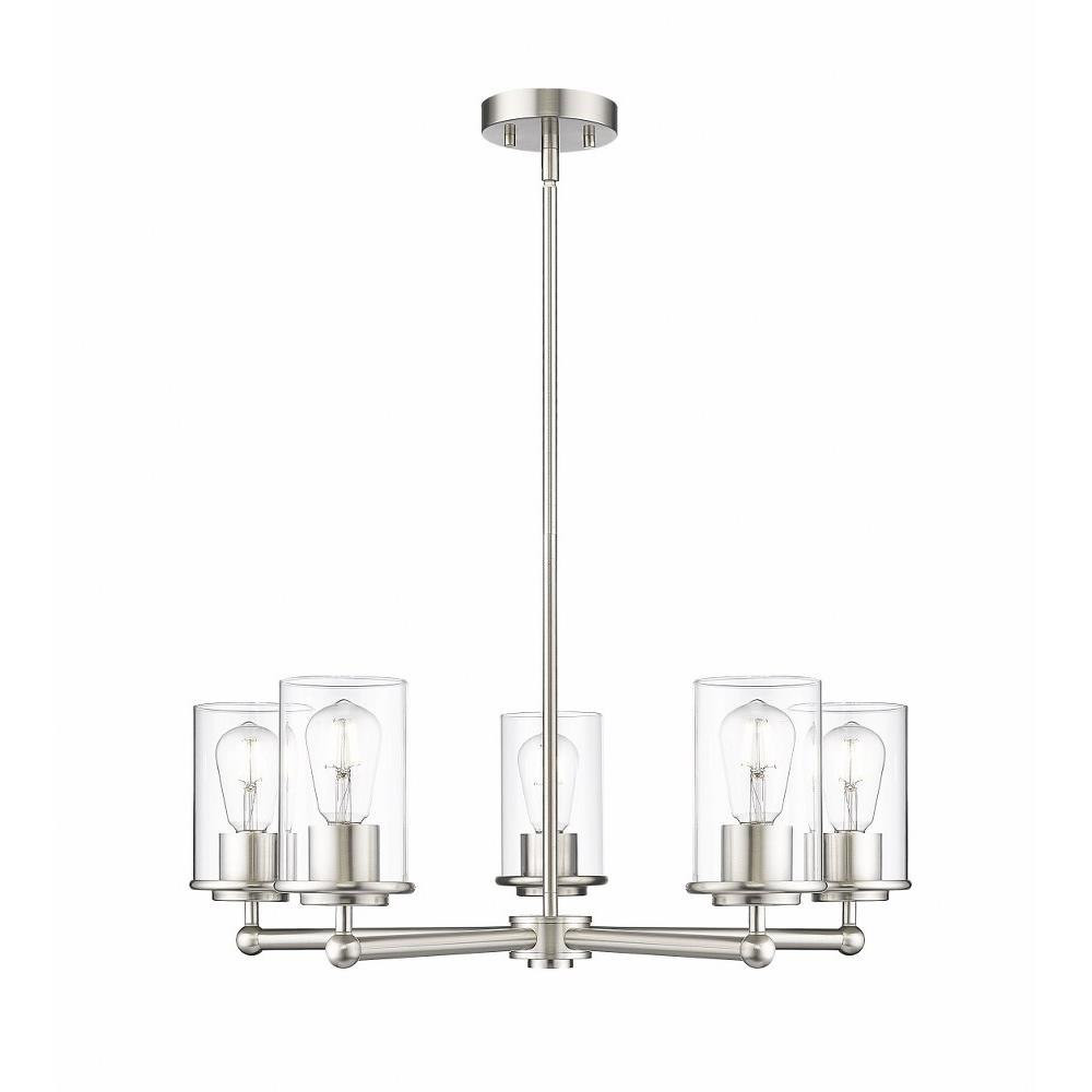 Evesham Glas 5 Light Medium Chandelier by Bailey Street Home - 159-BEL-1325468
