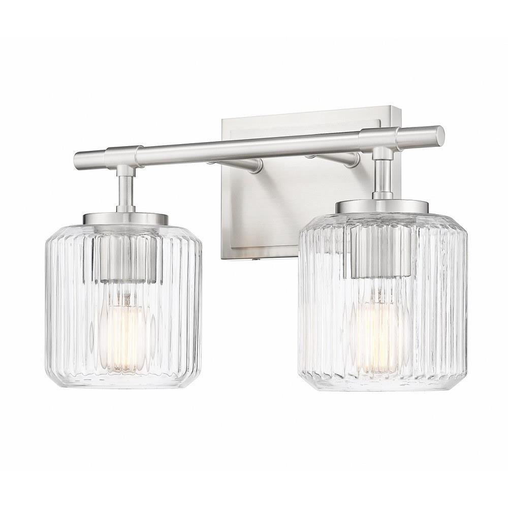 Leman Road 2 Light Bath Vanity 9 Inch Tall and 14 Inch Wide by BSH - 372-BEL-1363480