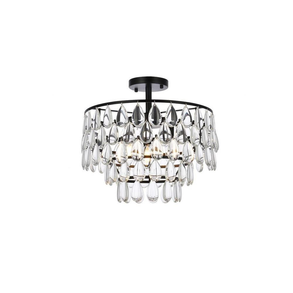 Bracken Head 3 Light 16 Inch Wide Flush Mount by Bailey Street Home - 390-BEL-1302570