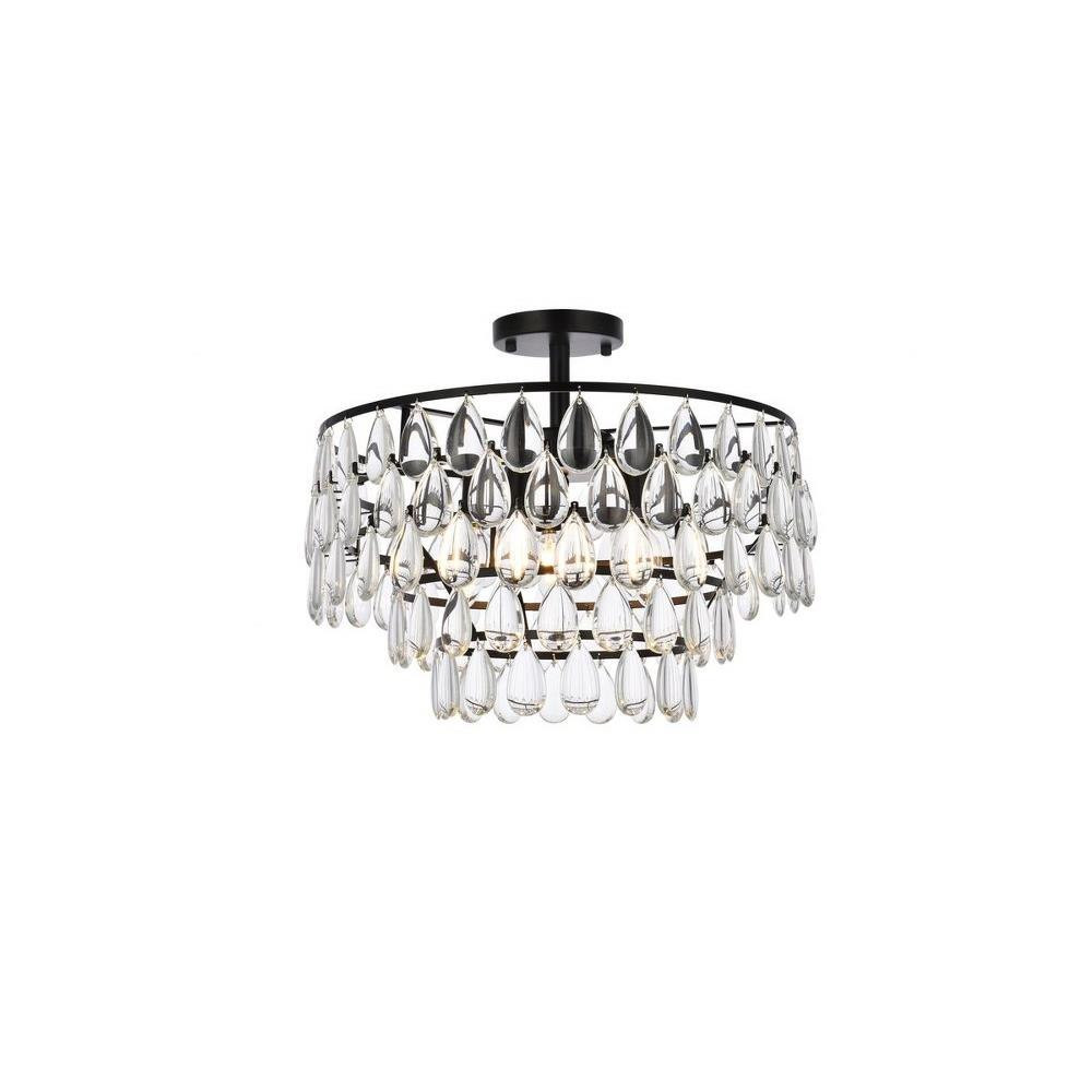 Bracken Head 5 Light 18 Inch Wide Flush Mount by Bailey Street Home - 390-BEL-1302303