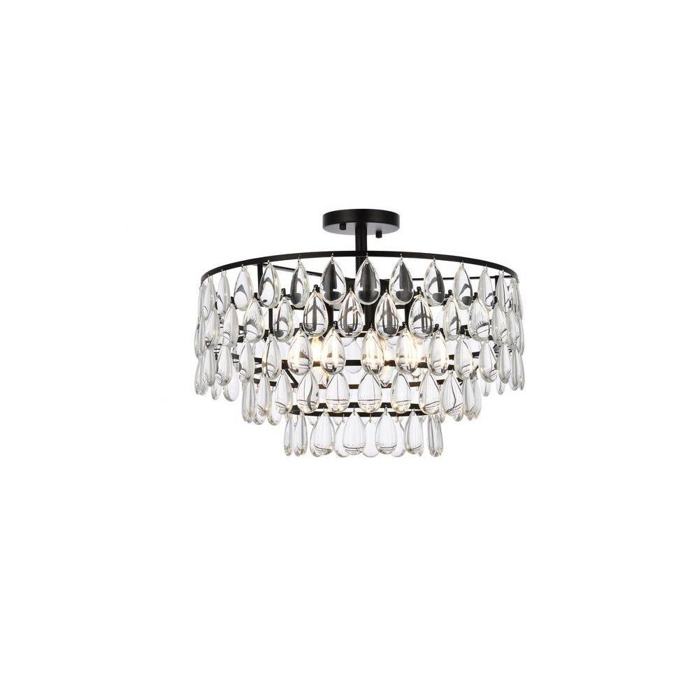 Bracken Head 5 Light 20 Inch Wide Flush Mount by Bailey Street Home - 390-BEL-1302200