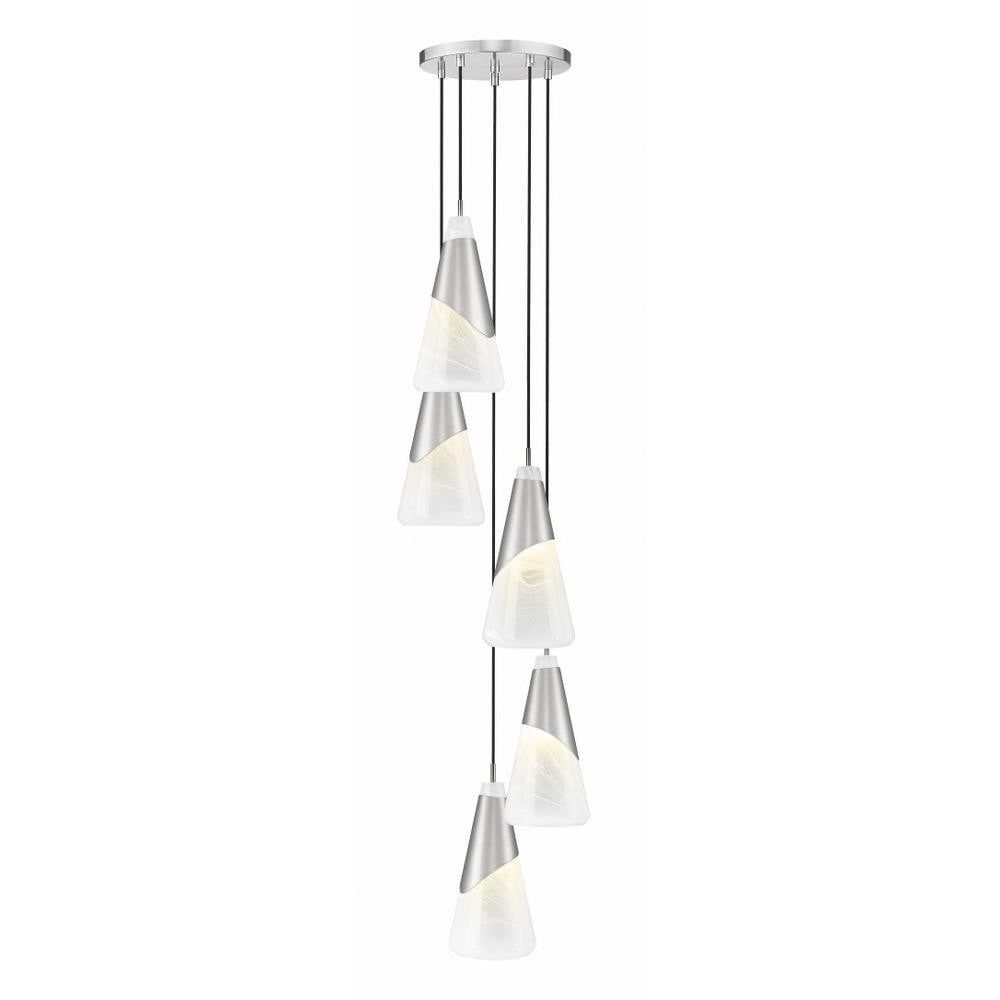 Beckhill Green 5 Light Chandelier 15.75 Inch Tall and 12 Inch Wide by BSH - 372-BEL-1374936