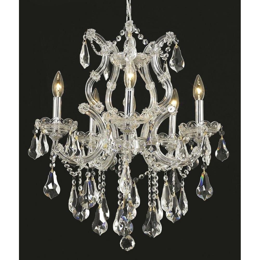 Sycamore Ground 6 Light Small Chandelier by Bailey Street Home - 390-BEL-876073