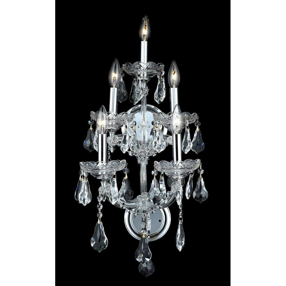 Sycamore Ground 5 Light Wall Sconce 25 Inch Tall by Bailey Street Home - 390-BEL-875995