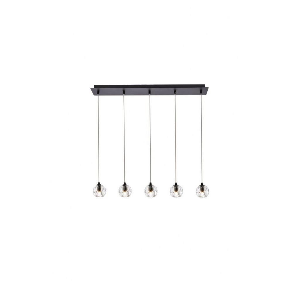 The Strand 5 Light Mini Pendant by Bailey Street Home - 390-BEL-1012386