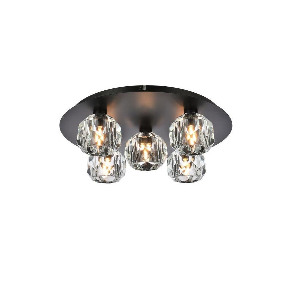 Roman Grove 5 Light 16 Inch Wide Flush Mount by Bailey Street Home - 390-BEL-1287888