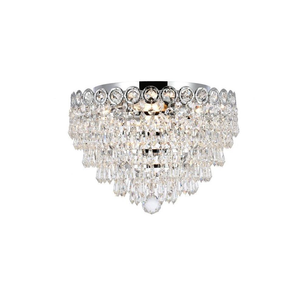 Little Mallett 4 Light 14 Inch Wide Steel Flush Mount by Bailey Street Home - 390-BEL-875889