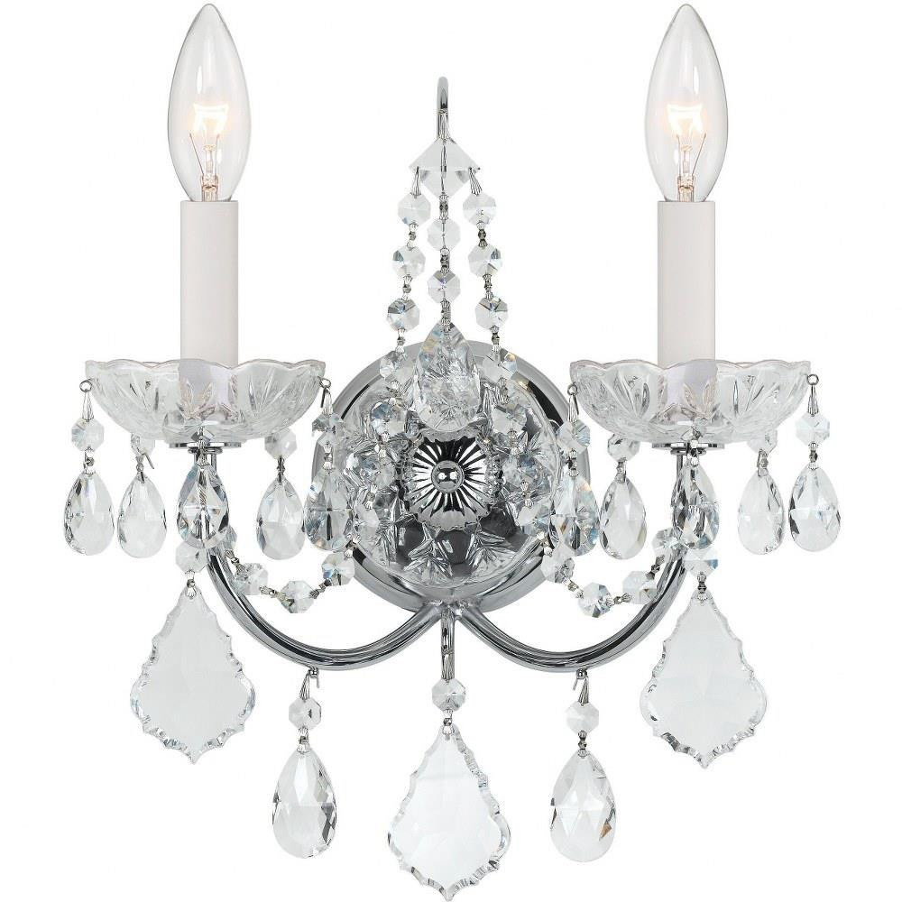 Foxes Mount 2 Light Candle Style Wall Sconce by Bailey Street Home - 49-BEL-406372