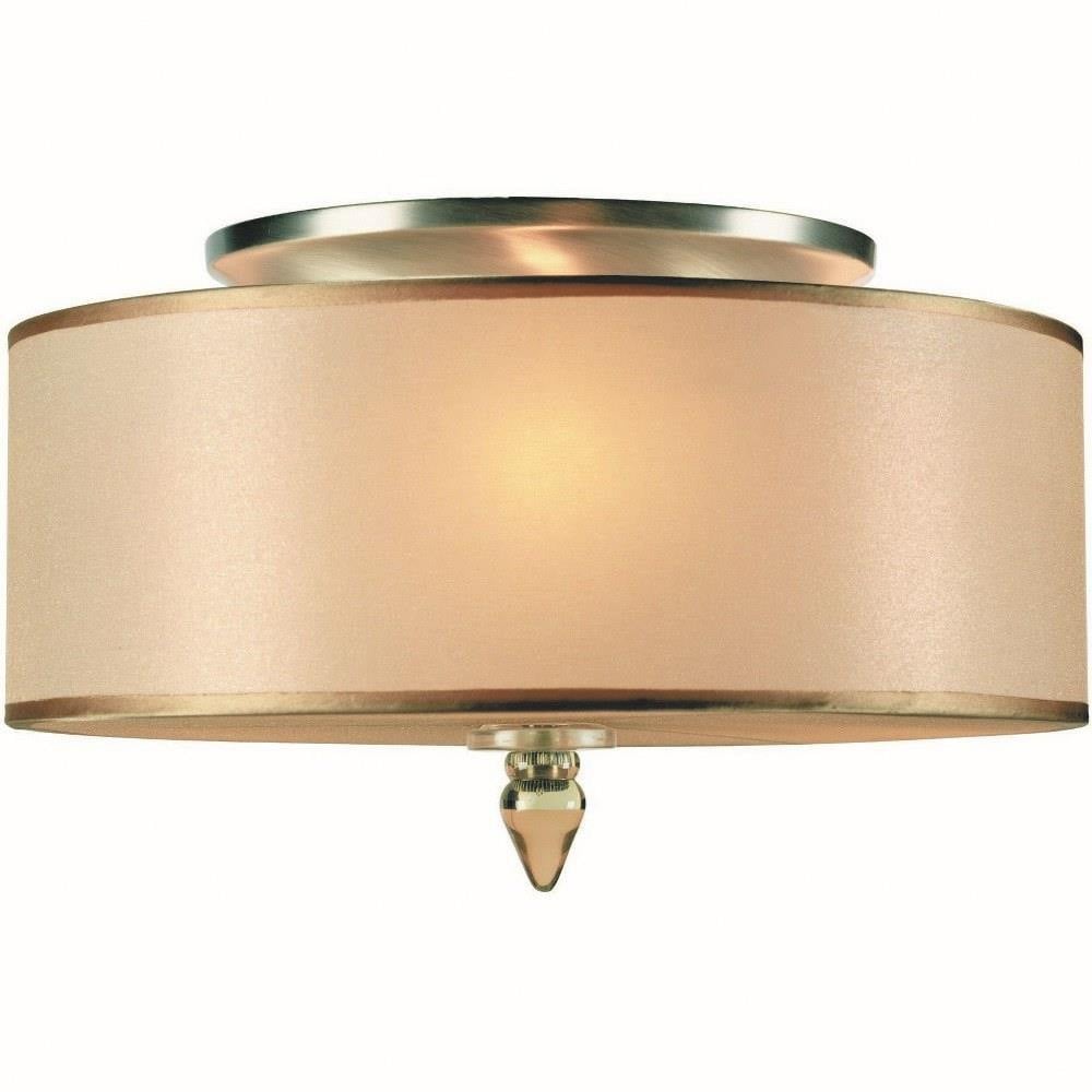 Monarch Vale 3 Light 14 Inch Wide Semi Flush Mount by Bailey Street Home - 49-BEL-406901