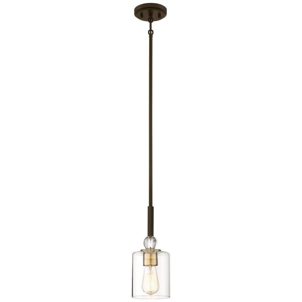 Woodstock Hey - 1 Light Mini Pendant in Transitional Style - 12.25 inches tall by 5 inches wide - 57-BEL-621165