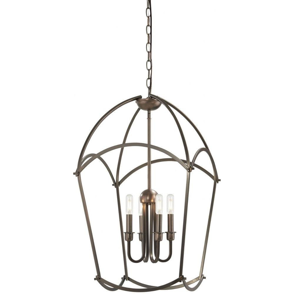 Jupiter's Canopy - 4 Light Pendant in Transitional Style - 28.75 inches tall by 17 inches wide - 57-BEL-699816