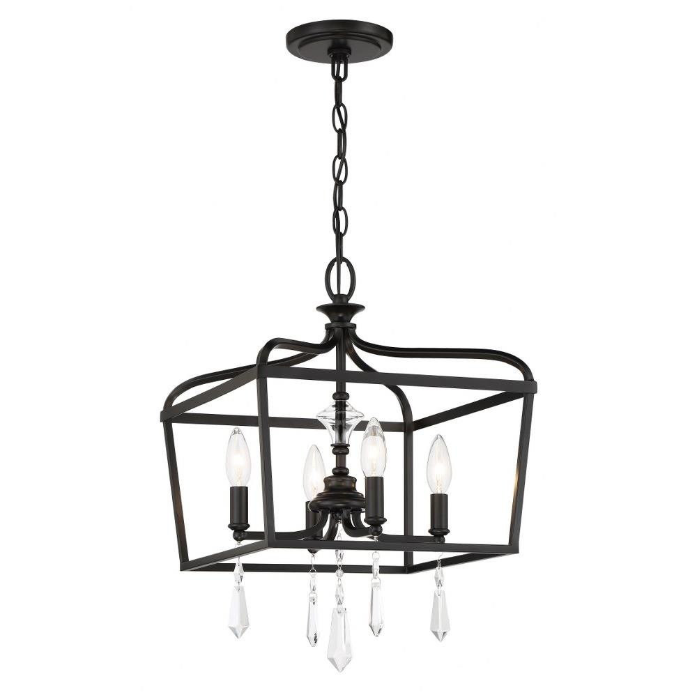 Elizabeth Chase - 4 Light Convertible Foyer-19.25 Inches Tall and 14.13 Inches Wide - 57-BEL-1258650