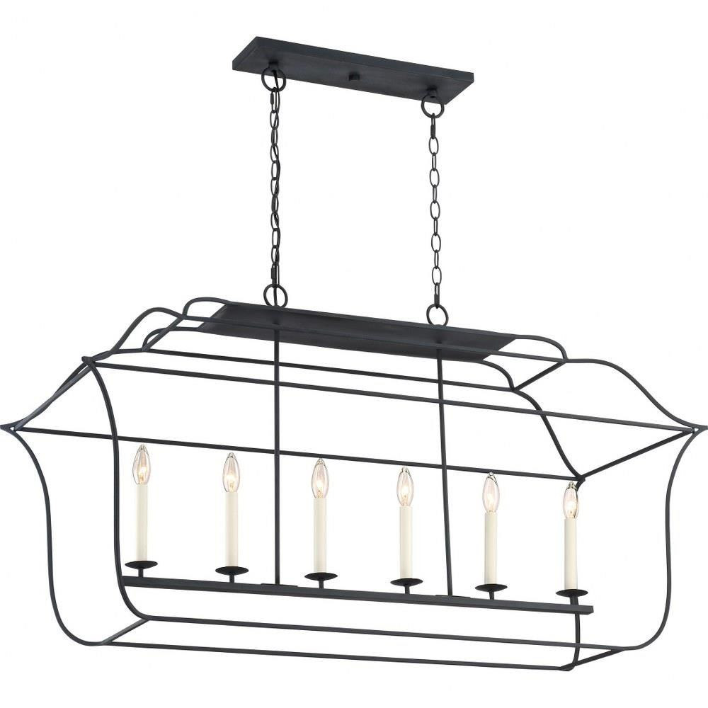 Heywood Mill 6 Light Oversized Island Pendant by Bailey Street Home - 71-BEL-1001583