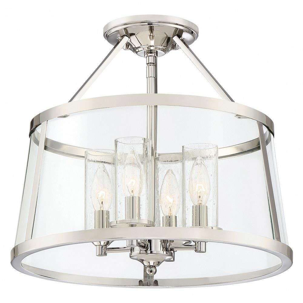 Falmouth Leaze 4 Light 16 Inch Wide Semi Flush Mount by Bailey Street Home - 71-BEL-1001552