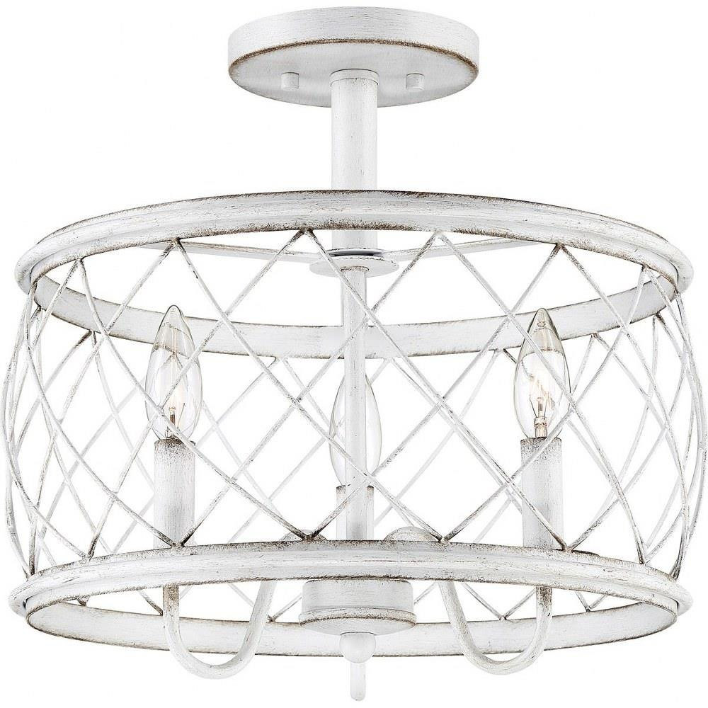 Fowler Limes 3 Light 15 Inch Wide Semi Flush Mount by Bailey Street Home - 71-BEL-1001626