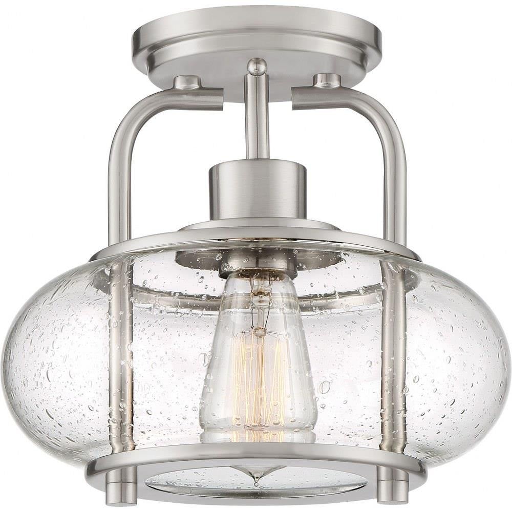Albion Oval 1 Light 10 Inch Wide Semi Flush Mount by Bailey Street Home - 71-BEL-2539297