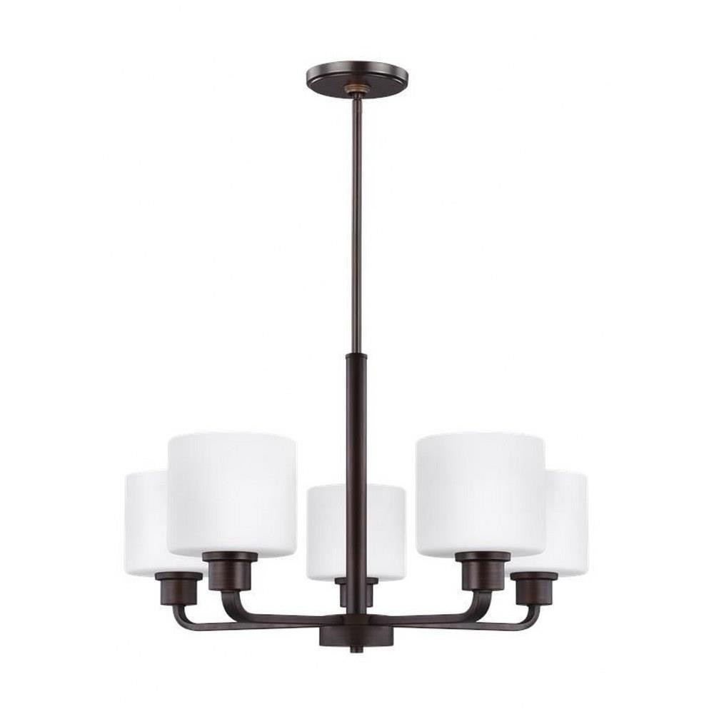 Broomhill Glebe - 9.5W Five Light Chandelier - 73-BEL-2755174