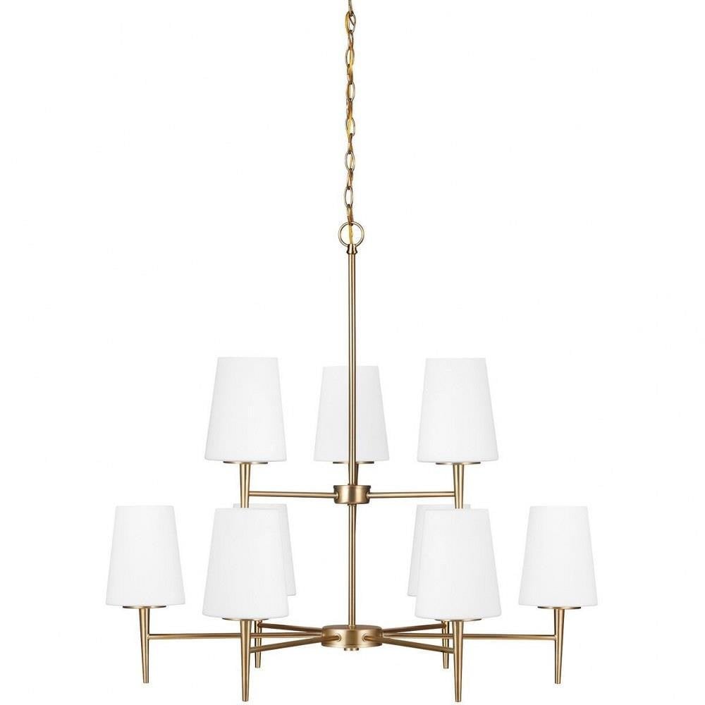 Contemporary Nine Light Chandelier - 73-BEL-1001704