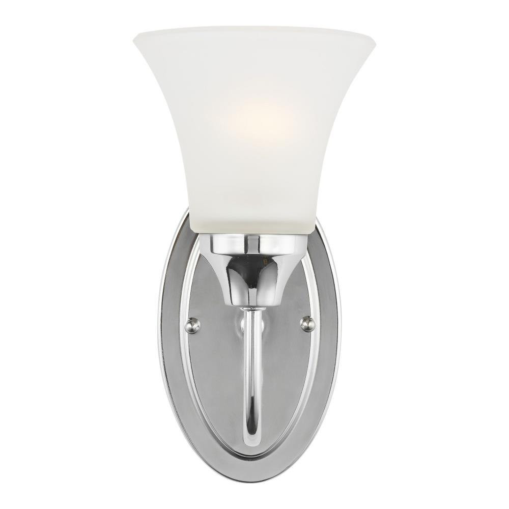 1 Light Traditional Wall Sconce with Bell Satin Etched Glass-10.25 Inches H by 5.25 Inches W - 73-BEL-1187102