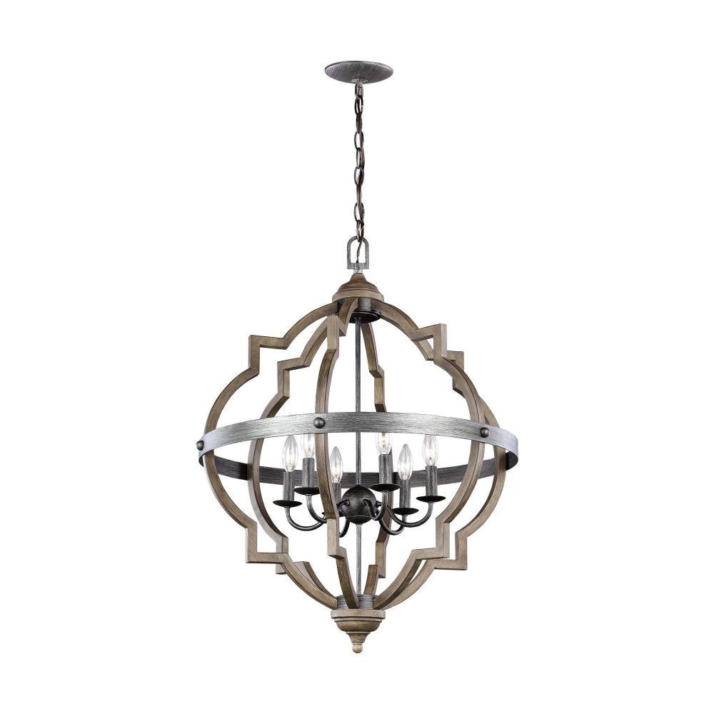 Saffron Rowans - Six Light Foyer - 73-BEL-1001776