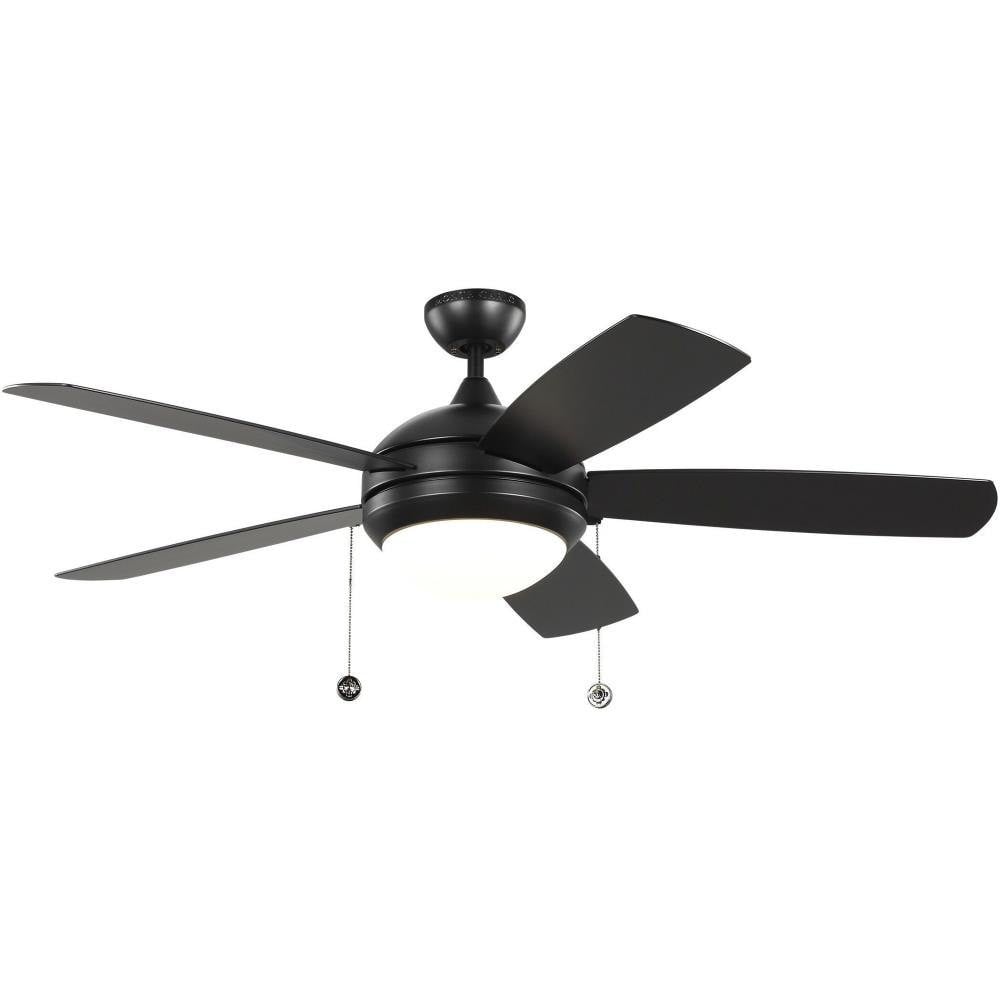 52 Inch Outdoor Ceiling Fan with Light Kit and Pull Chain - Wet Rated Classic 5 Blade Ceiling Fan - 96-BEL-1001398
