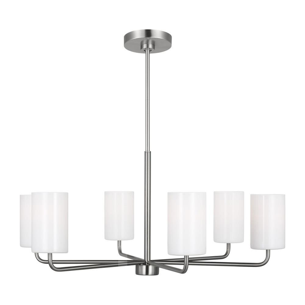 Craggan More Road - 6 Light Large Chandelier In Modern Style-14.13 Inches Tall and 32 Inches Wide - 73-BEL-1326612