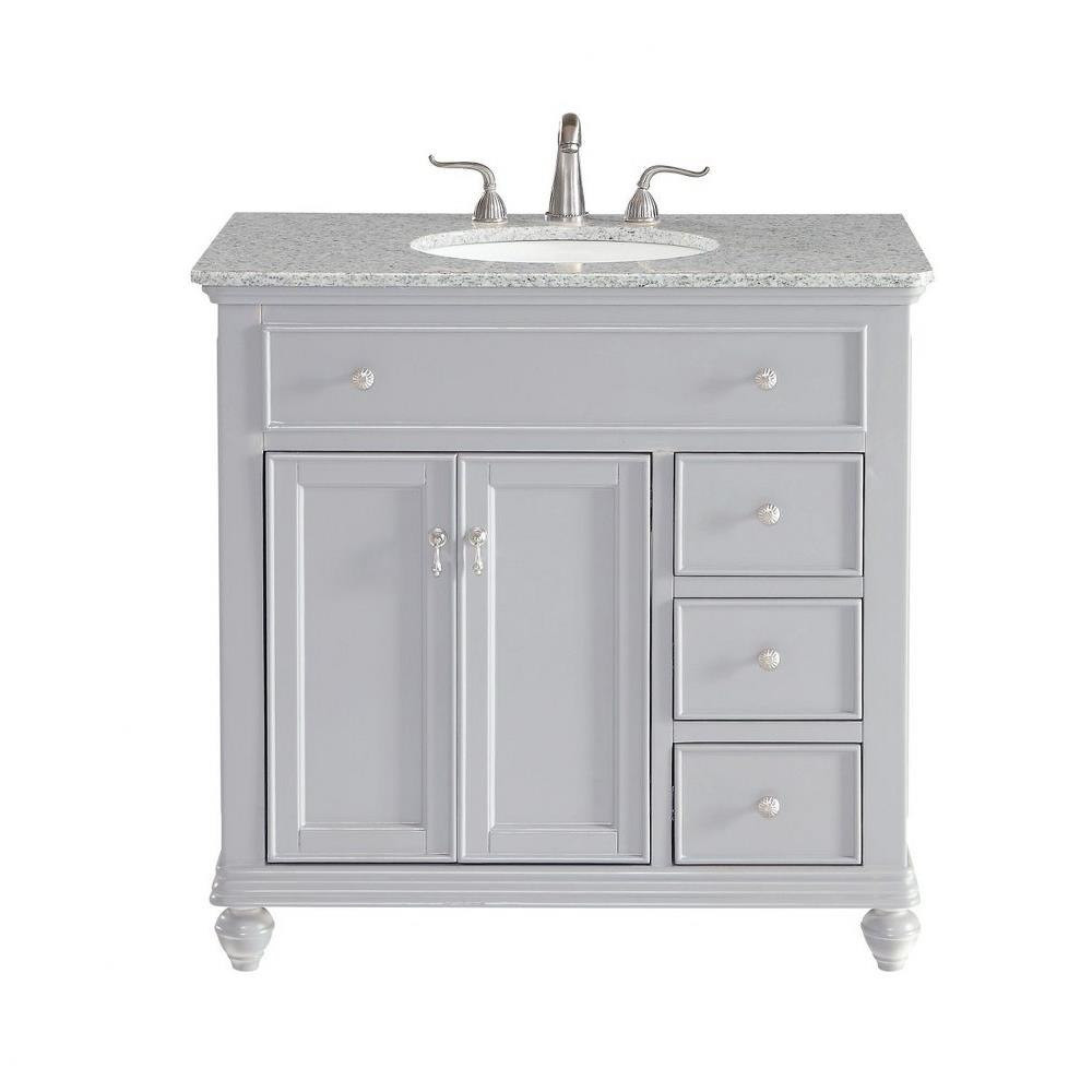 Feltons Place 36 Inch 3 Drawer Bath Vanity Sink Set by Bailey Street Home - 779-BEL-688775