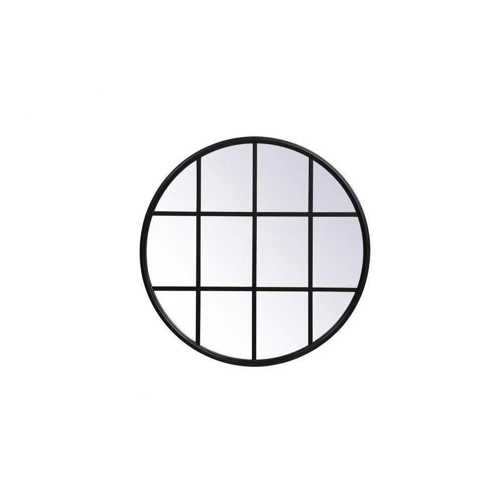 Somerville Mews 28 Inch Windowpane Mirror by Bailey Street Home - 779-BEL-1302038