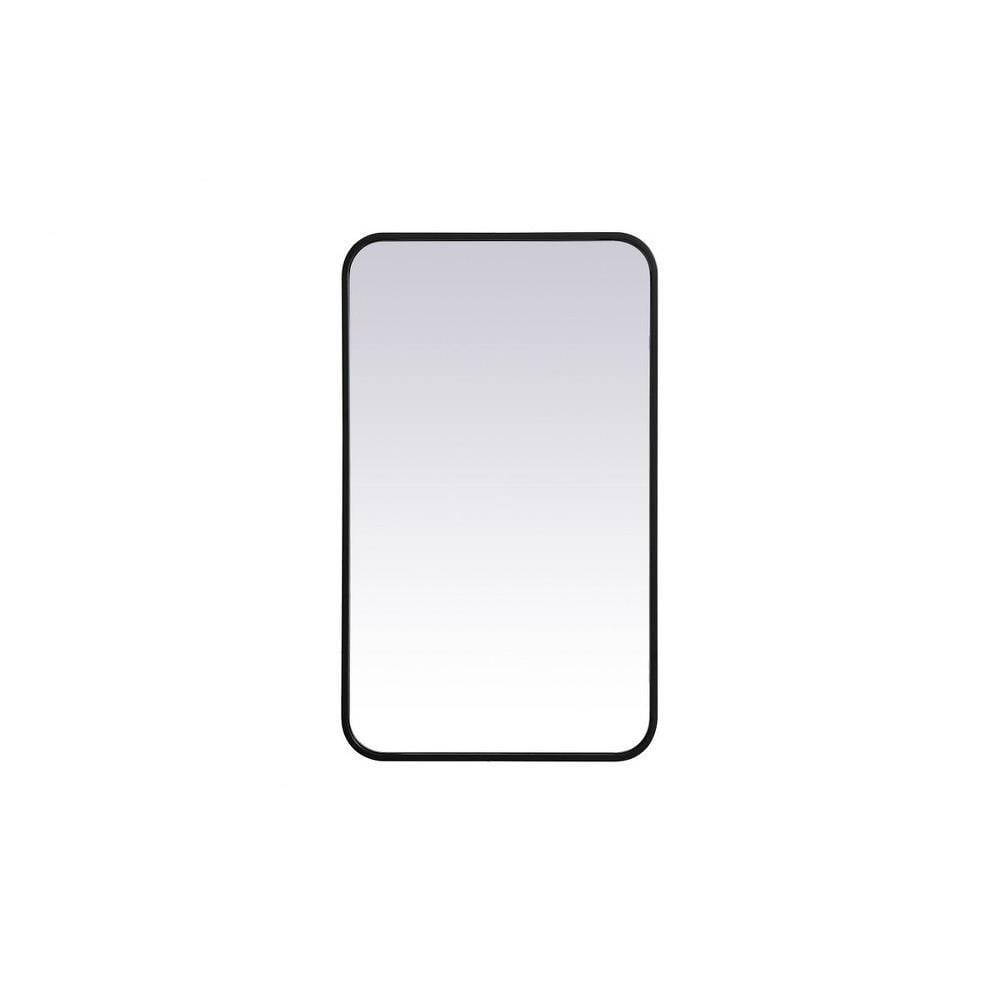 Lytton By Pass 30 Inch Soft Corner Rectangular Mirror by Bailey Street Home - 779-BEL-1302042