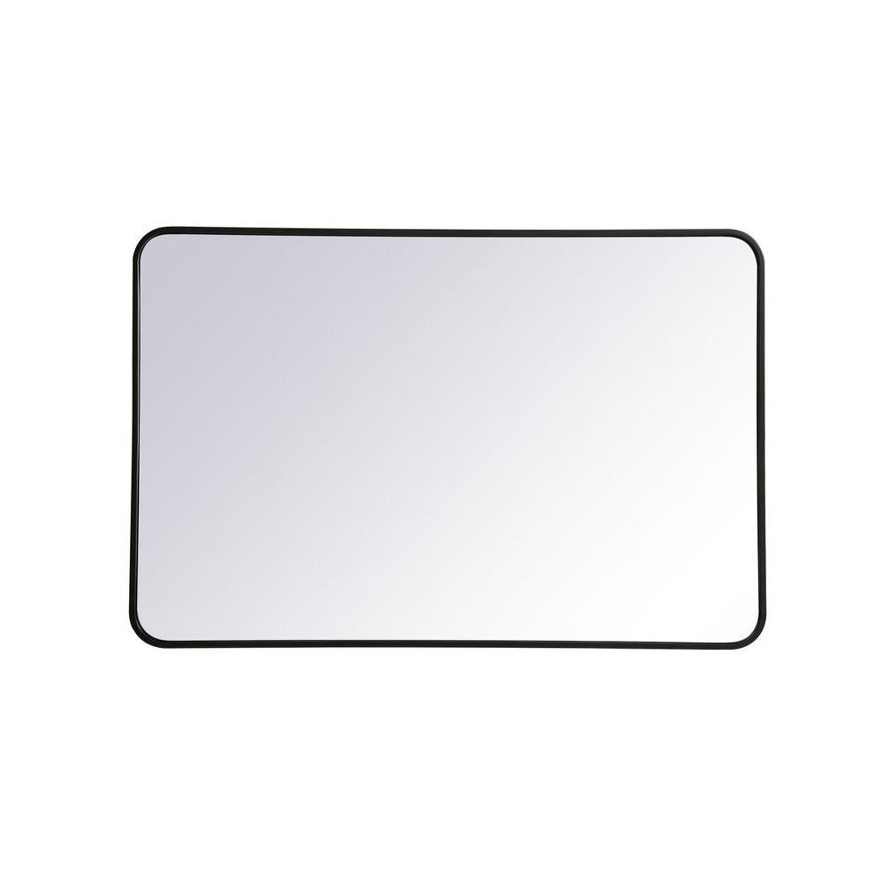 Lytton By Pass 42 Inch Soft Corner Rectangular Mirror by Bailey Street Home - 779-BEL-1302055