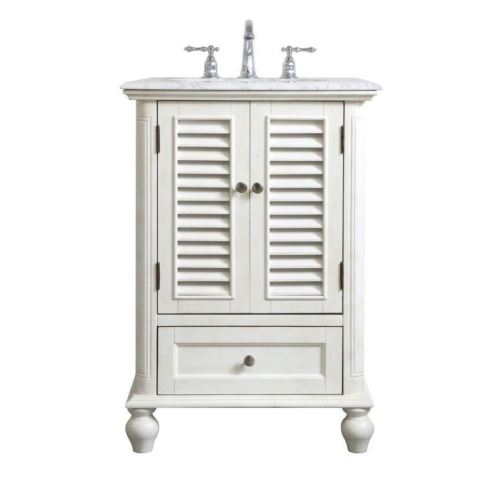 Portcullis Road 24 Inch 1 Drawer Bath Vanity Sink Set by Bailey Street Home - 779-BEL-881190