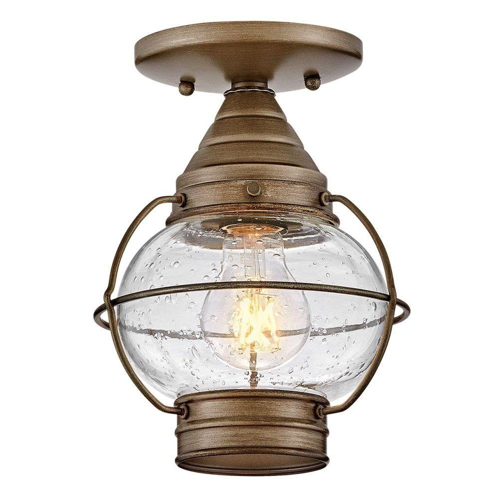 Cuckolds Green Road 1 Light Outdoor Flush Mount by Bailey Street Home - 81-BEL-2999350