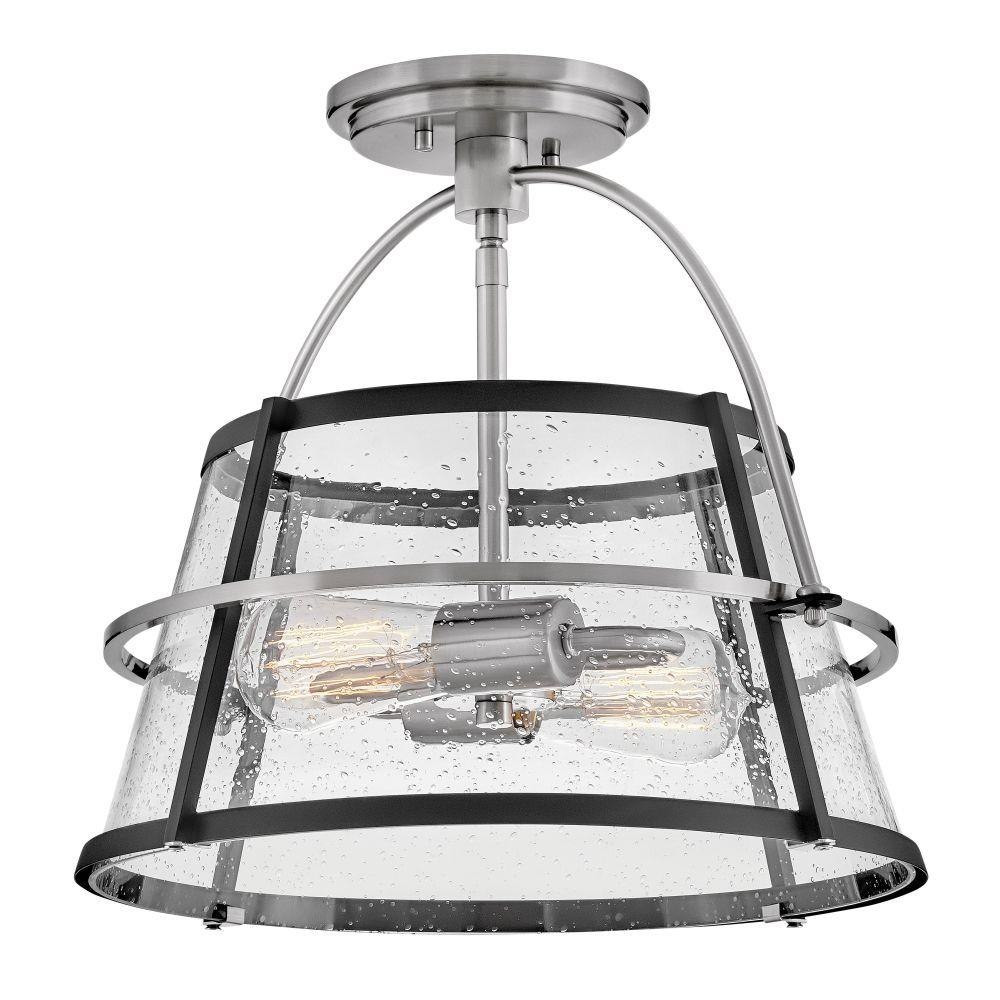 Ridge Way 28W 2 LED 15 Inch Wide Semi Flush Mount by Bailey Street Home - 81-BEL-1278110