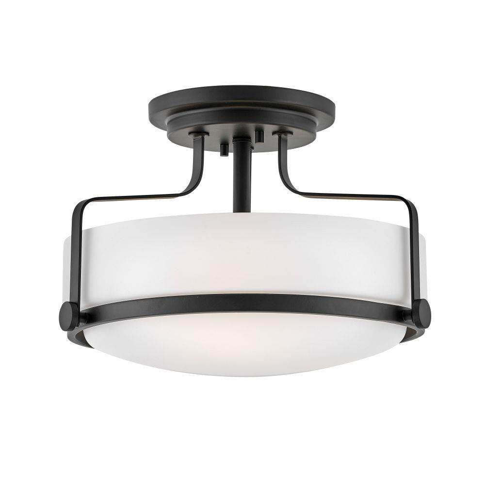 Hill View Royd 3 Light 14 Inch Wide Semi Flush Mount by Bailey Street Home - 81-BEL-2885291