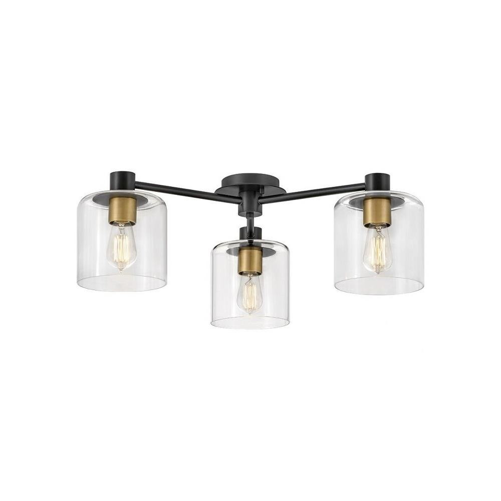 Mead Alley 3 Light 30 Inch Wide Flush Mount by Bailey Street Home - 81-BEL-1153354