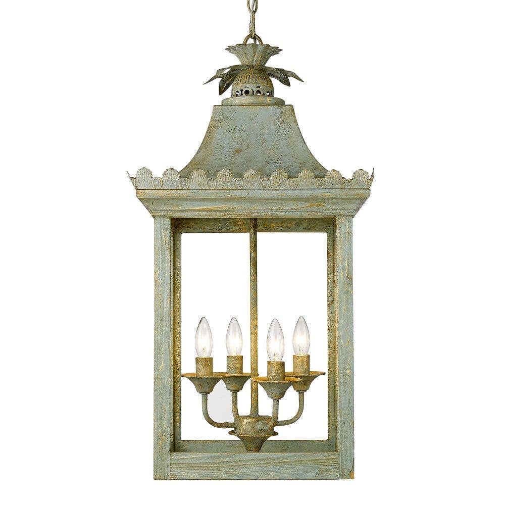 Finley 4 Light Large Pendant by Golden - 0838-4P