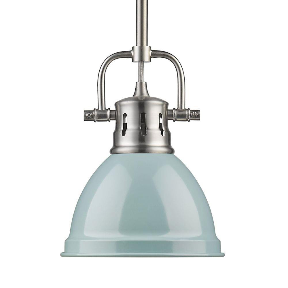 Duncan 1 Light Small Pendant 8.38 Inch Tall by Golden - 3604-M1L