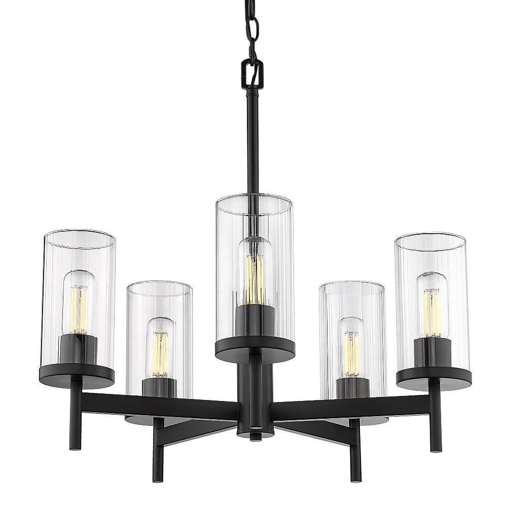 Winslett 5 Light Medium Chandelier by Golden - 7011-5